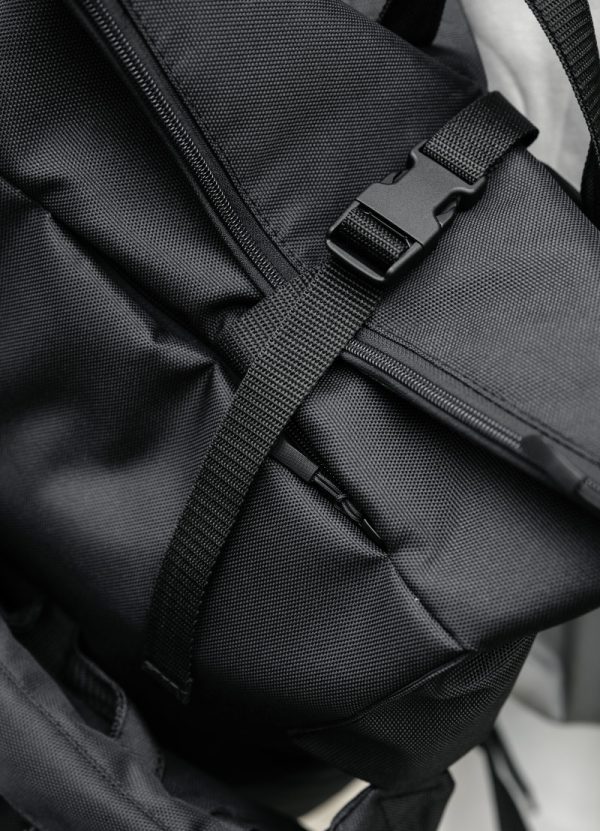 Рюкзак SamBag жіночий RollTop KZN Чорний - Зображення 7