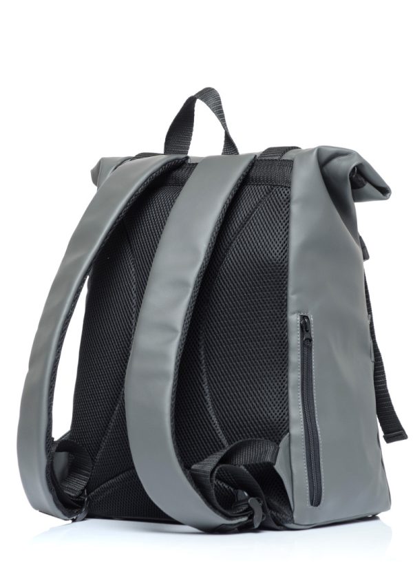 Рюкзак SamBag жіночий RollTop Milton графітовий - Зображення 4